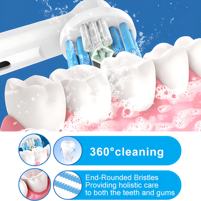 Oralchip Cabezas de cepillo de dientes eléctricas Sustitución de Cabezas de cepillo de dientes en stock 3